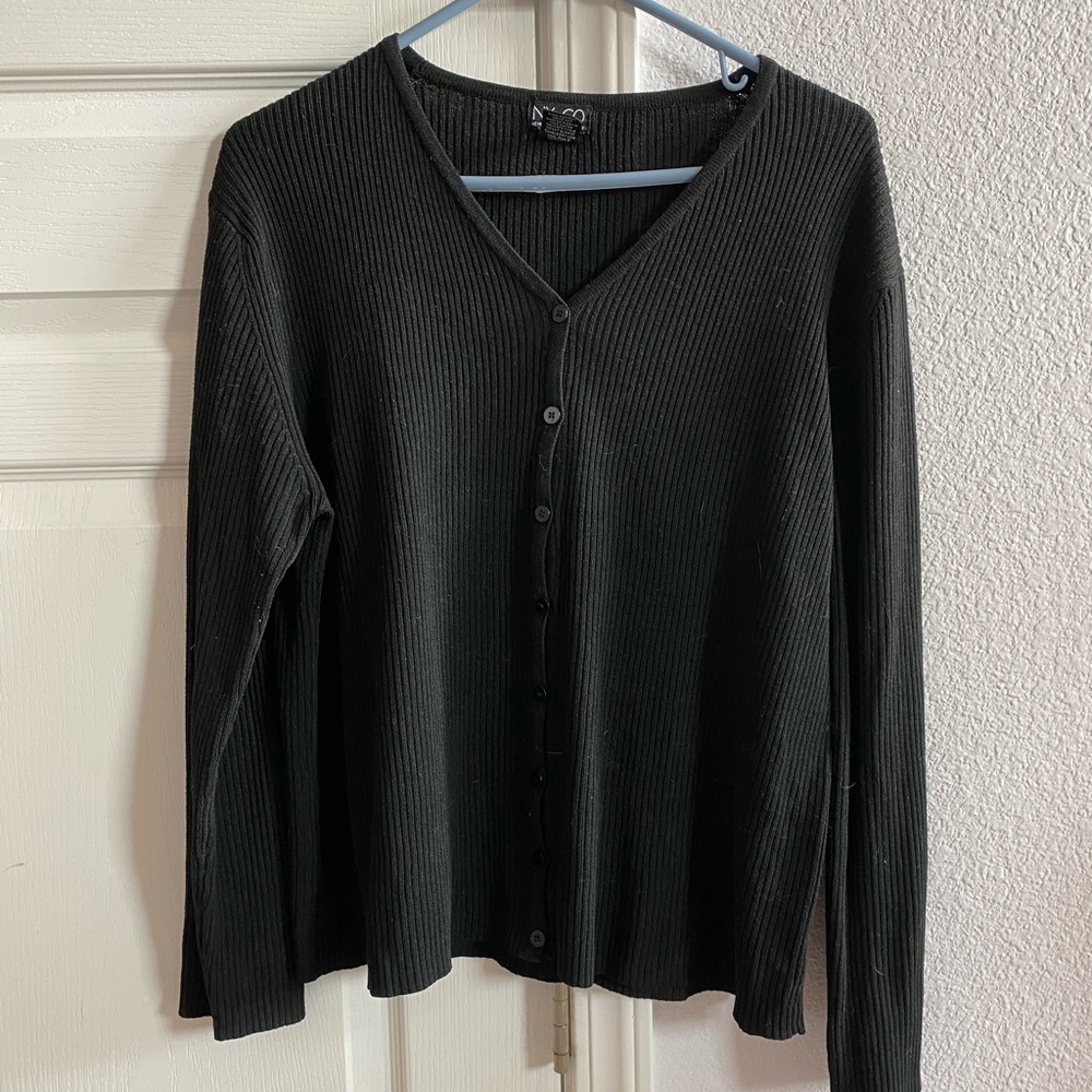 Cute, Lightweight Black Cardigan